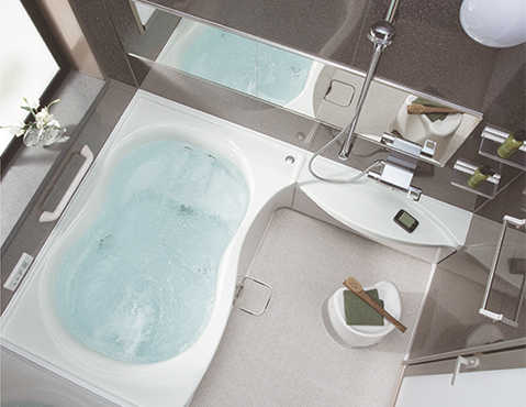 お風呂の種類や形/ワイド型浴槽