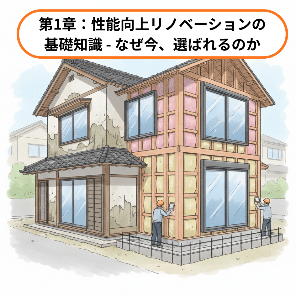 第1章：性能向上リノベーションの基礎知識 - なぜ今、選ばれるのかのイメージ画像