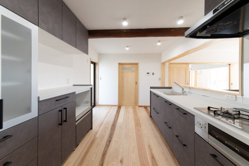 梁があったお宅の水周りリフォーム館の実際の施工事例