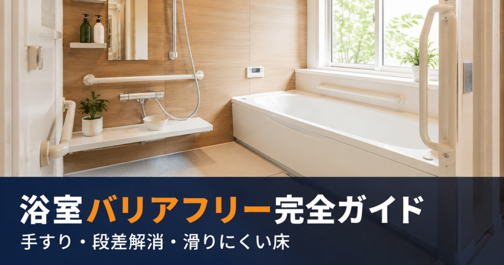 浴室バリアフリーリフォーム完全ガイド|手すり・段差解消・滑りにくい床を施工会社が解説【2026年版】